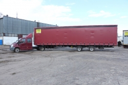 Газель Next c п/прицепом Батрак, TruckTyr 1:43