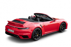Porsche 911 (992) Turbo S Cabriolet 2020 Red, 155069084, Minichamps 1:18