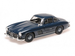Mercedes 300 SL W 198 II Blue Grey, B66040673, Minichamps 1:18