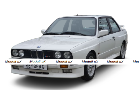 BMW M3 (E30) 1986 White, 870020221, Minichamps 1:87