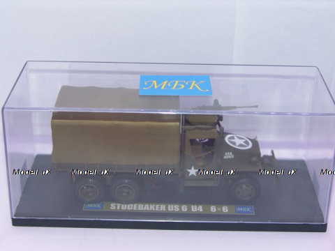 Studebaker US6 U1 с зениткой Browning США, МБК 1:43