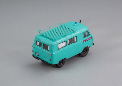 Уаз-450А, Милиция с интерьером г. Запорожье, УССР 1963 г., 145022, DiP Models 1:43