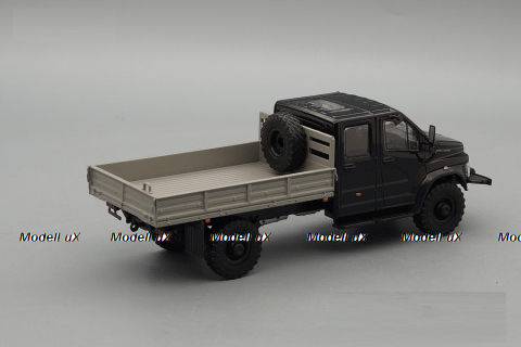 Газон NEXT C42А33 бортовой черный/серый, НАП Н245 1:43