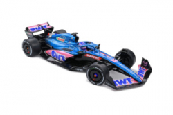 Renault F1 A522 Team Alpine BMW N 14 Monaco GP 2022 Fernando Alonso, blue pink, 1808803, Solido 1:18
