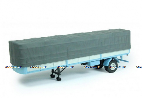 МАЗ 9380-2 с тентом серо-голубой, НАП 1:43, H854