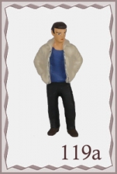 Молодой мужчина в куртке №119a