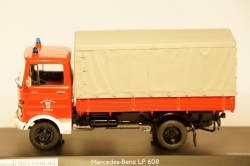 Mercedes Benz LP 608 Feuerwehr Pritsche/Plane, Schuco 1:43