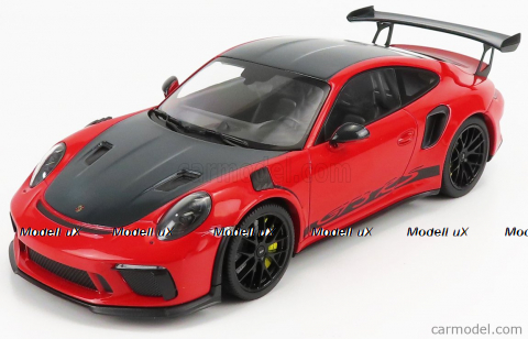 PORSCHE 911 991-2 GT3 RS WEISSACH PACKAGE 2019 - BLACK RIMS, 153068223, Minichamps 1:18