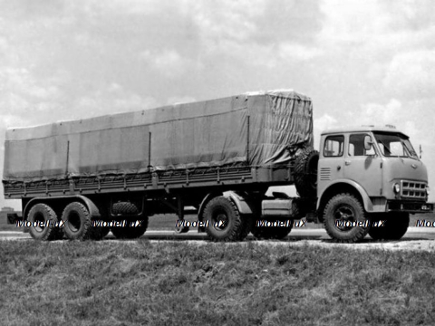 МАЗ-5205А полуприцеп с тентом, Viko models 1:43