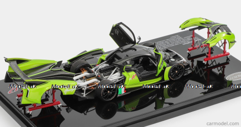 Pagani Huayra R #10 Racing 2021, Green, LCD43017GR, LCD 1:43