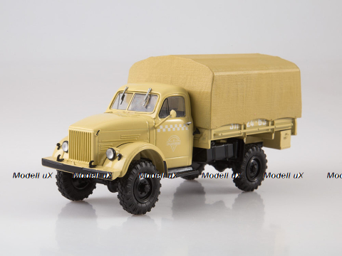 ГАЗ-63 бортовой (с тентом), арт. 102644, АИСТ 1:43