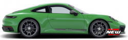 Porsche 911 Carrera 4 GTS, 2020, green metallic, 155063101,  Minichamps 1:18