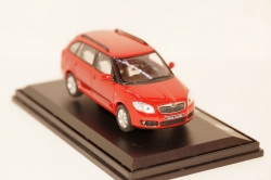 Skoda Fabia II Combi red