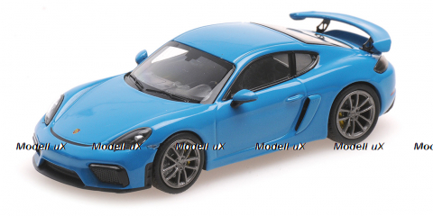 Porsche 718 Cayman GT4 (982) 2020 Blue, 410067602, Minichamps 1:43