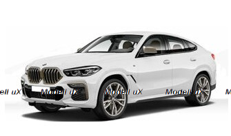 BMW X6 2020 White, 870020520, Minichamps 1:87