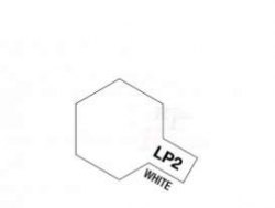 Краска лаковая White глянцевая, Tamiya LP-02