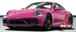 Porsche 911 Carrera 4 GTS, 2020, rubystar, 155063102,  Minichamps 1:18