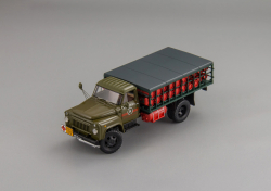 ГАЗ 52-08 Автомобиль для транспортировки баллонов со сжиженным газом СТБ-1 1983 г. (Ташкент), 105243, DiP Models 1:43