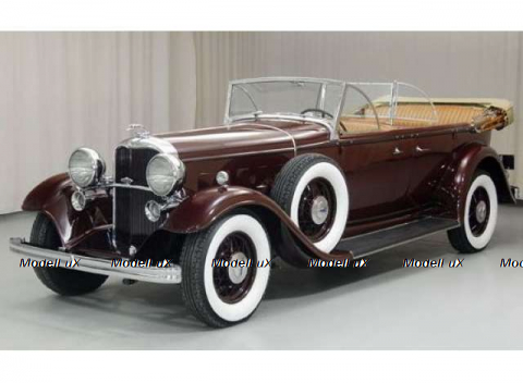 Ford Lincoln KB dunkelbraun Verdeck geöffnet 1932, SUN6167, SunStar 1:18