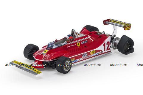 Ferrari 312 T4 F1 GP Zandvoort 1979 #12 Gilles Villeneuve (with Driver), GP02CN, GP Replicas 1:18