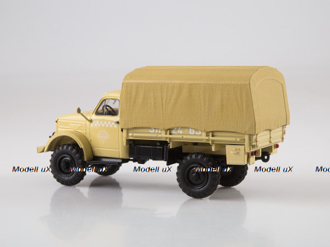 ГАЗ-63 бортовой (с тентом), арт. 102644, АИСТ 1:43