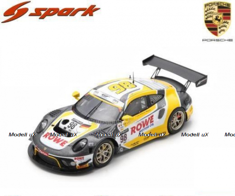 Porsche 911 GT3 R No.98 ROWE Racing Winner 24H Spa 2020 L.Vanthoor N.Tandy E.Bamber, SB370, Spark 1:43