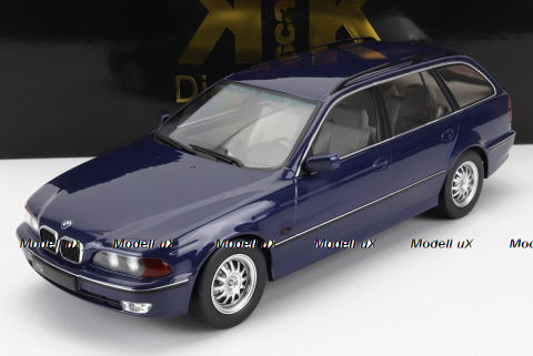 BMW 5 series 530d E39 Touring  SW Station  Wagon, 1997, blue metallic, KKDC181081, KK-Scale 1:18