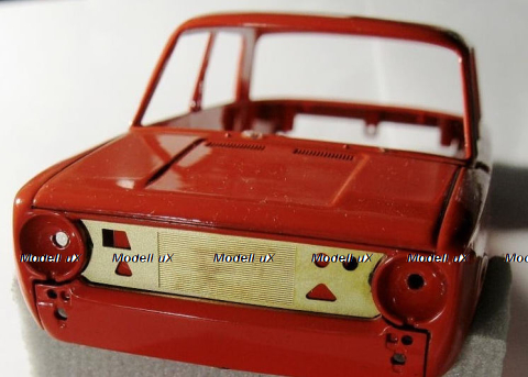 Фототравление Имитация радиатора, брызговики, дефлекторы для ВАЗ-2101 и 21011, EM-147-2, 1:24