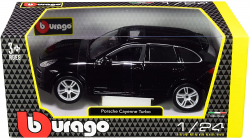 Porsche Cayenne (92A) Turbo black, Burago 1:24