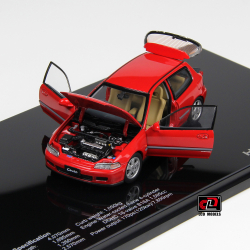 Honda Civic SiR II (EG6), Red, LCD43010RD, LCD 1:43