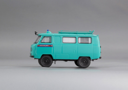 Уаз-450А, Милиция с интерьером г. Запорожье, УССР 1963 г., 145022, DiP Models 1:43