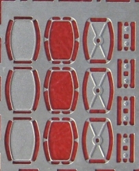 Фототравление Зеркала для ЛАЗ-695Н (Modimio), EM-254-3, 1:43