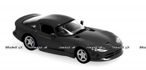 Dodge Viper Coupe 1993 Blаck, 940144020, Maxichamps 1:43