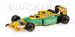 Benetton Ford B192 Michael Schumacher 1st GP Victory Spa 1992, 110920019, Minichamps 1:18 