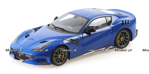 FERRARI F12 TDF - 2015 - BLUE METALLIC, BBR182107, BBR 1:18