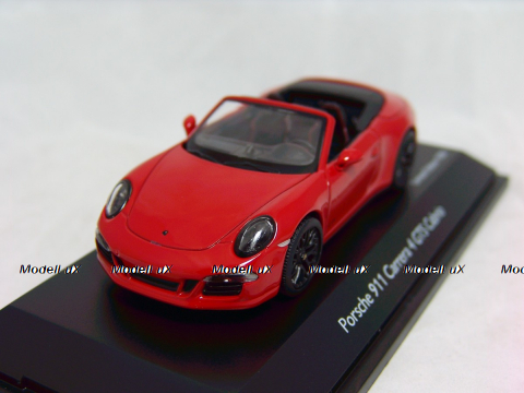 Porsche 911 (991) Carrera 4 GTS Cabriolet с крышей 2014, Schuco 1:43