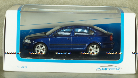 Skoda Octavia, metallic-blue, 143AB-001K, Abrex 1:43