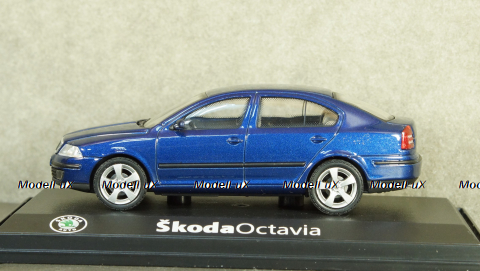 Skoda Octavia, metallic-blue, 143AB-001K, Abrex 1:43