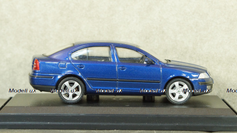 Skoda Octavia, metallic-blue, 143AB-001K, Abrex 1:43