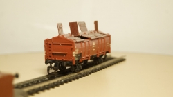 Вагон грузовой с люками Berliner-TT-Bahnen, масштаб TT 