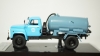 АНМ-53А Ассенизаторная машина на шасси Газ-53А 1989 г. Голубой/серый, 105327,  DiP Models 1:43
