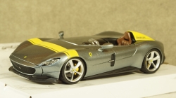 Ferrari Monza SP1 Metallic-Grey/Yellow, Burago 1:24