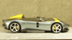 Ferrari Monza SP1 Metallic-Grey/Yellow, Burago 1:24