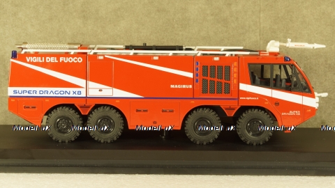 Iveco Magirus Super X8 "Vigli del Fuoco", 50713501, Schuco 1:43