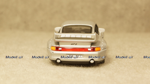 Porsche 911 GT2 silver, Cararama 1:43