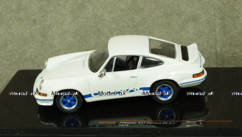 Porsche 911 Carrera RS 2.7 1973 white-blue, IXO, CLC320N 1:43