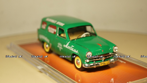 Москвич 423Н, фургон Прачечные 1958г, TruckTyr 1:43