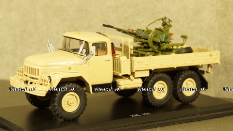 Зил-131 с зенитной установкой, бежевый, TruckTyr 1:43