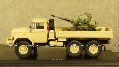 Зил-131 с зенитной установкой, бежевый, TruckTyr 1:43