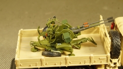 Зил-131 с зенитной установкой, бежевый, TruckTyr 1:43